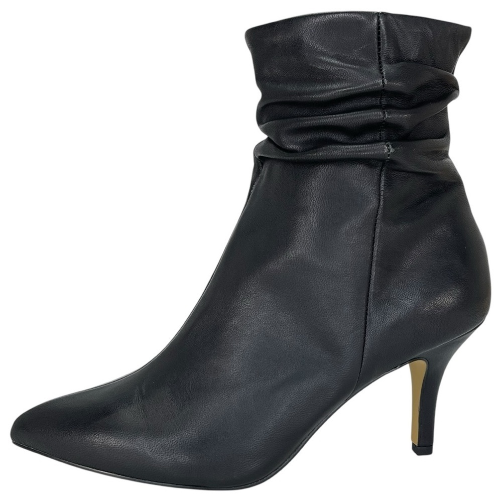 Bella Vita Danielle Black Leather Womens Booties Size 6M - Picture 4 of 13